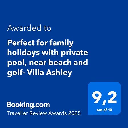 Perfect For Family Holidays With Private Pool, Near Beach And Golf- Villa Ashley Costa De Antigua Eksteriør billede